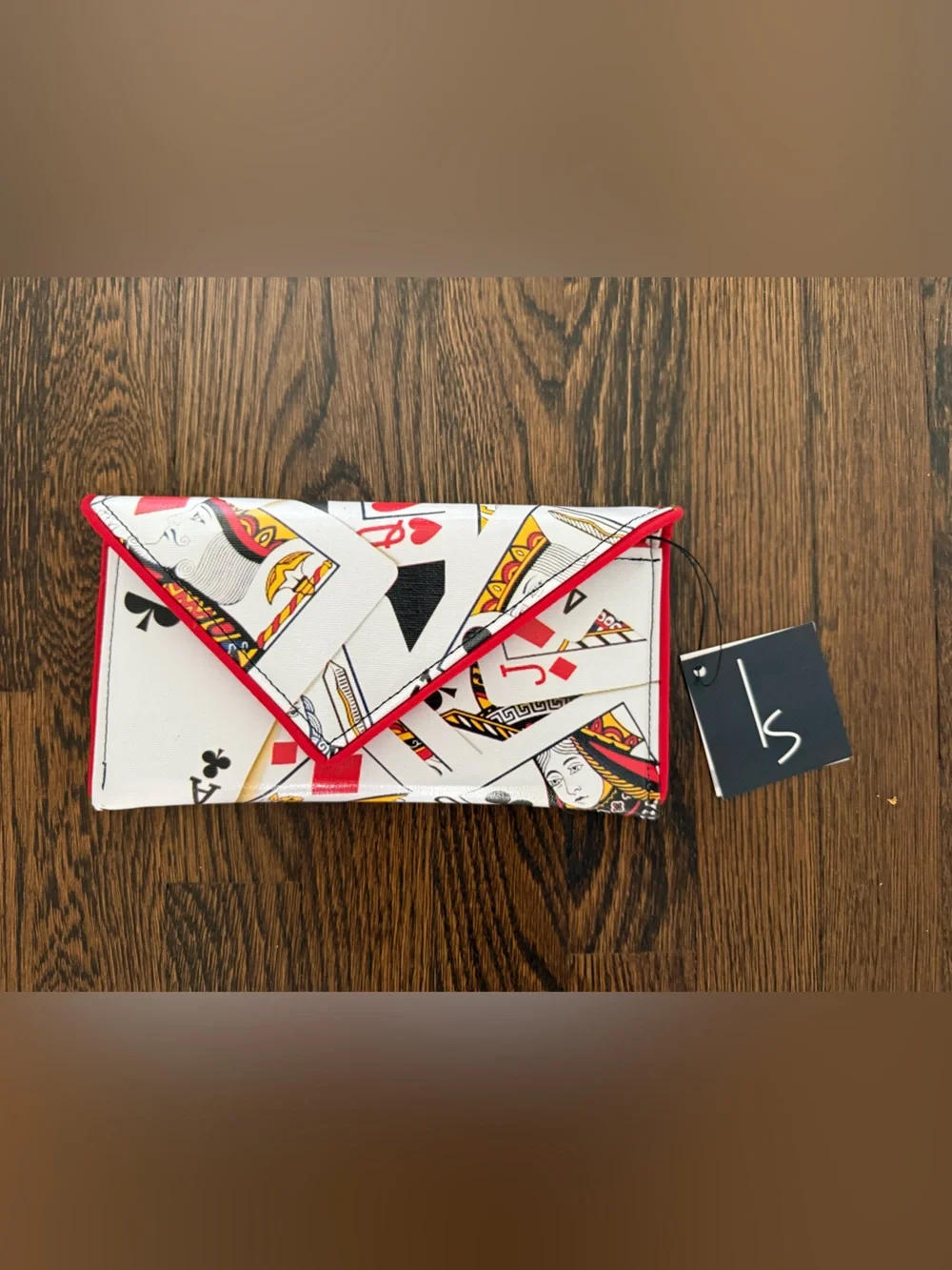 NWT Kent Stetson Card Queen Clutch Bag